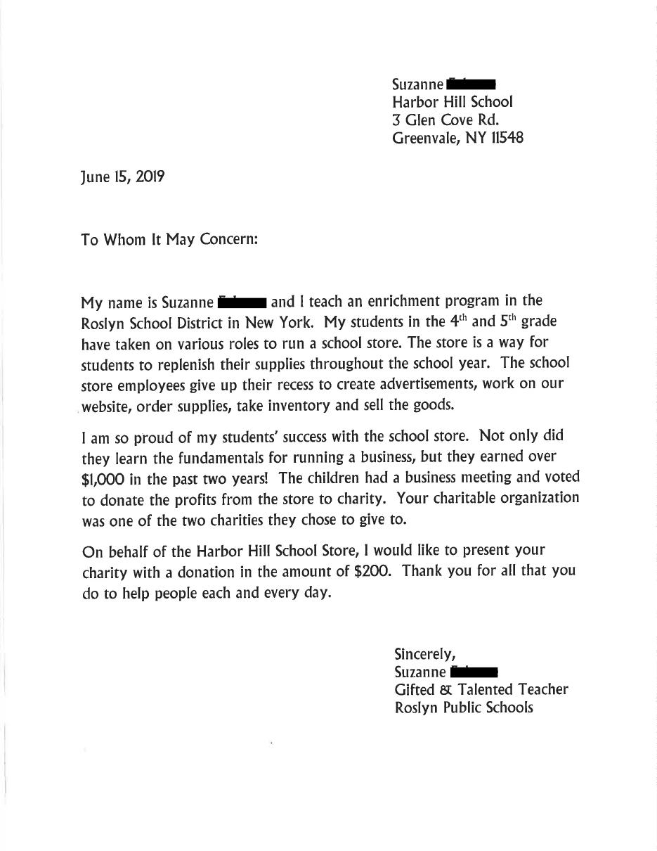 Document preview: Harbor Hill School Enrichment Project