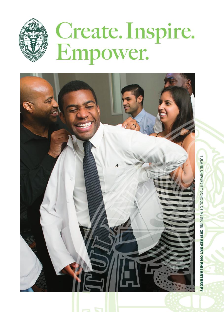 Document preview: Tulane School of Medicine Annual Report 2020